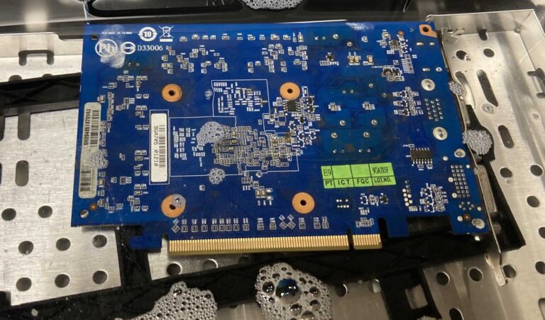 Ultrahangos videókártya tisztítás